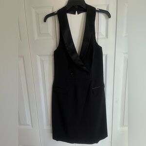 Aidan Maddox Cocktail Blazer Halter Dress